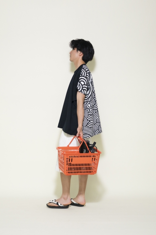 H0001 IV SHIRT［ WAVE ］// ブラック