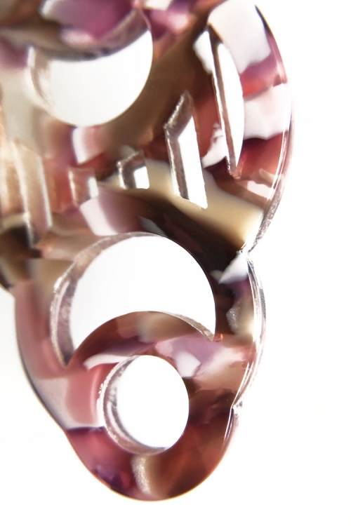 H0430 ピアス［ DECO-MARBLE01 ］// マ...