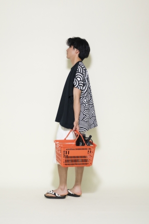 H0001 IV SHIRT［ WAVE ］// ブラック