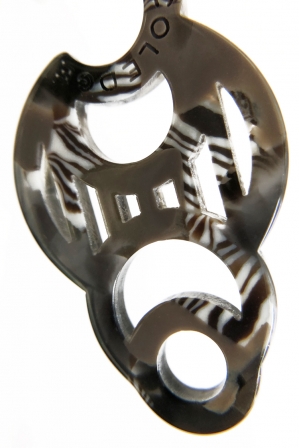 H0430 ピアス［ DECO-MARBLE03 ］// ブ...