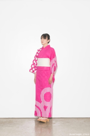 着物・浴衣 tsuitel.miyako MINAMI TANAKA】Collaboration 浴衣 (Oriental Flower